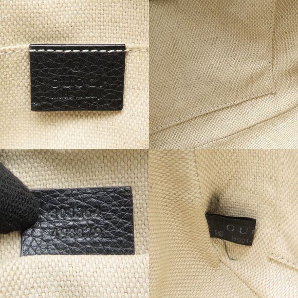 GUCCI Black Leather Shoulder Bag - Picture 8 of 9